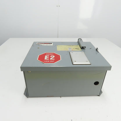 Square D SK5271V Class 9070 Disconnect Transformer Pri 230/460V Sec 115V 1500VA