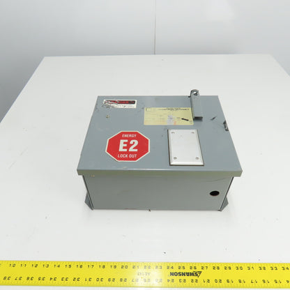 Square D SK5271V Class 9070 Disconnect Transformer Pri 230/460V Sec 115V 1500VA