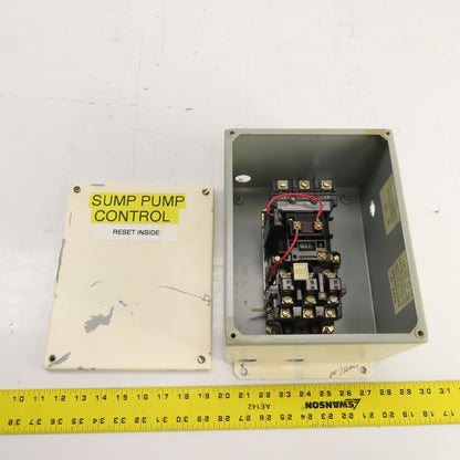 Allen Bradley 509-AOD Size 0 Motor Starter Contactor 5HP 120V Coil W/Enclosure