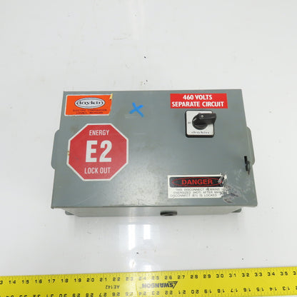 Daykin LTFS-05 LR Enclosed Disconnect Transformer Pri 460V Sec 120V 1000VA