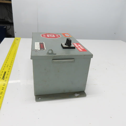 Daykin LTFS-05 LR Enclosed Disconnect Transformer Pri 460V Sec 120V 1000VA