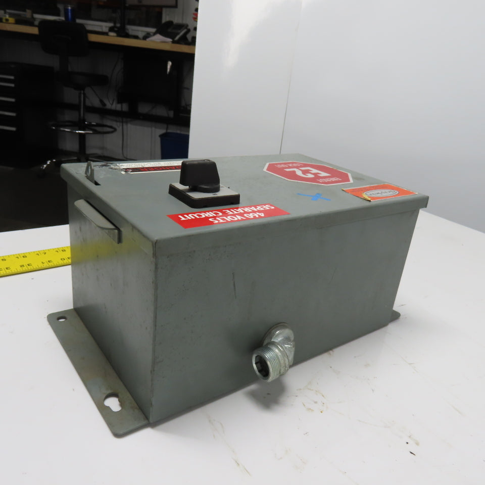 Daykin LTFS-05 LR Enclosed Disconnect Transformer Pri 460V Sec 120V 1000VA