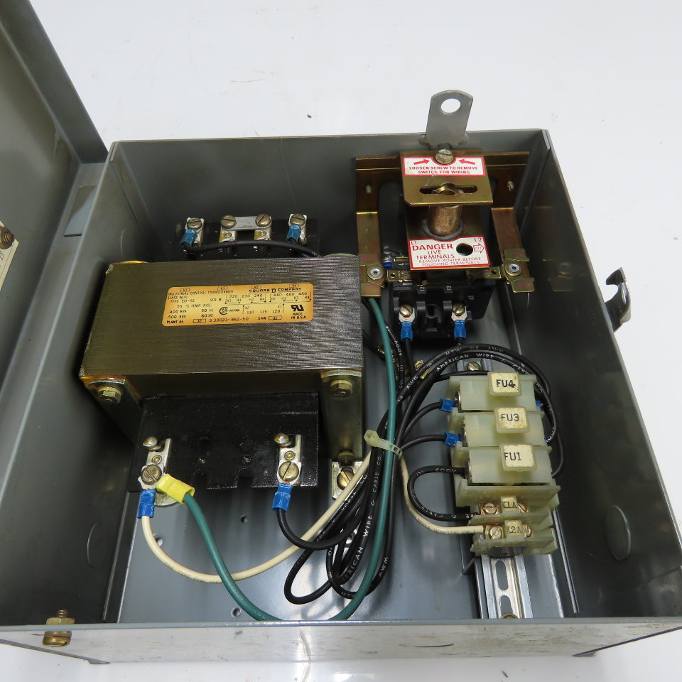 Square D SK5271S Ser A Class 9070 Disconnect Transformer Pri 230/460V Sec 115V