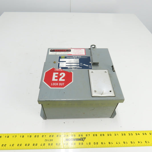 Square D SK5271S Ser A Class 9070 Disconnect Transformer Pri 230/460V Sec 115V