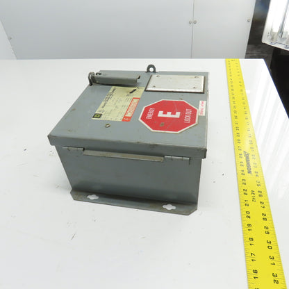 Square D SK5271S Ser B Class 9070 Disconnect Transformer Pri 230/460V Sec 115V