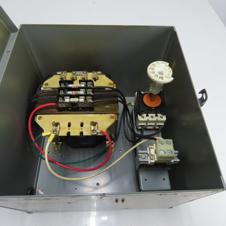 Square D SK1500G2 Ser A Class 9070 Pri 230/460V Sec 115V Transformer Disconnect