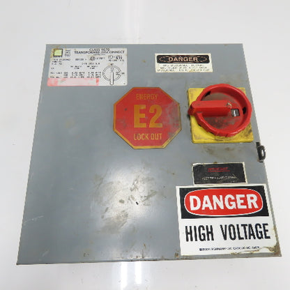 Square D SK1500G2 Ser A Class 9070 Pri 230/460V Sec 115V Transformer Disconnect