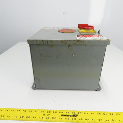 Square D SK1500G2 Ser A Class 9070 Pri 230/460V Sec 115V Transformer Disconnect