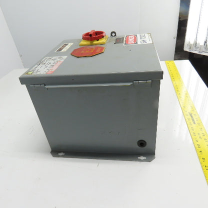 Square D SK1500G2 Ser A Class 9070 Pri 230/460V Sec 115V Transformer Disconnect
