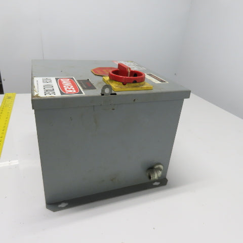 Square D SK1500G2 Ser A Class 9070 Pri 230/460V Sec 115V Transformer Disconnect