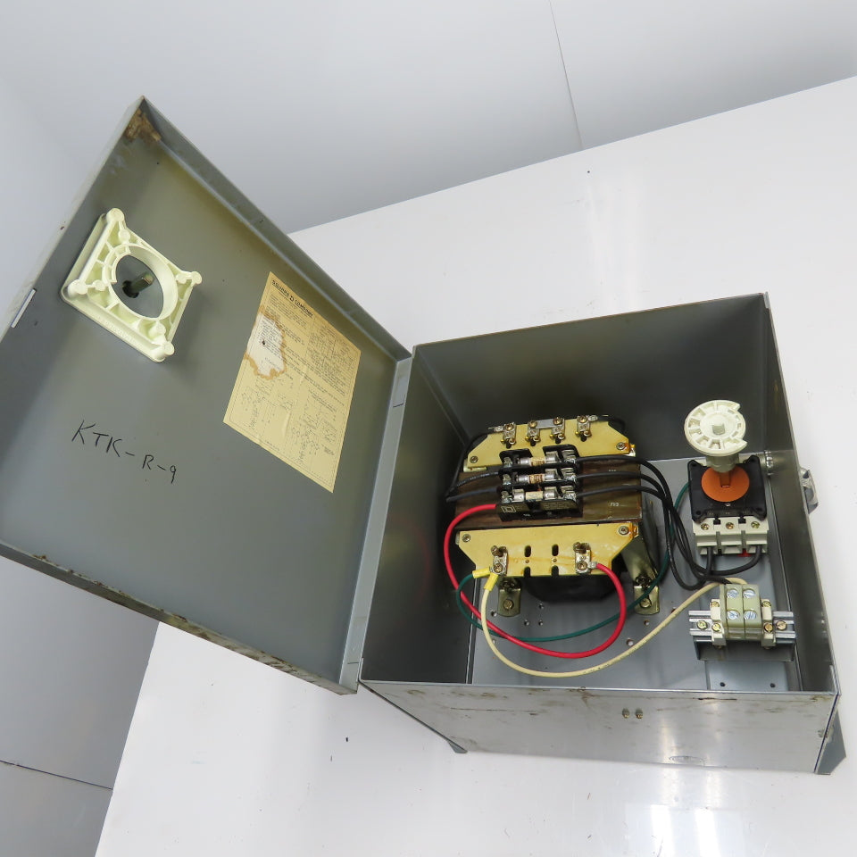 Square D SK1500G2 Ser A Class 9070 Pri 230/460V Sec 115V Transformer Disconnect