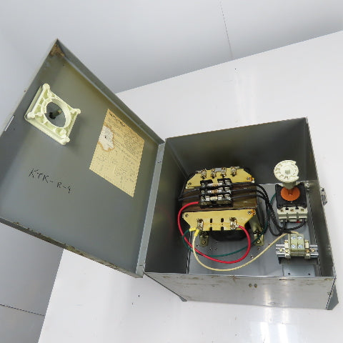 Square D SK1500G2 Ser A Class 9070 Pri 230/460V Sec 115V Transformer Disconnect