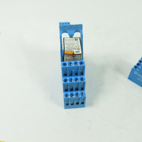 Finder 55.34.8.230.0040 Relay 250V 7A W/ 94.04 Socket Lot Of 3