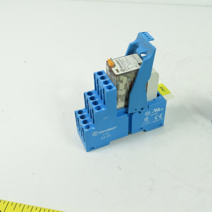 Finder 55.34.8.230.0040 Relay 250V 7A W/ 94.04 Socket Lot Of 3