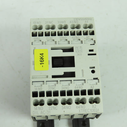 Eaton XTREC10B31 DIL AC-31 Control Relay Contactor 230V 50/60Hz