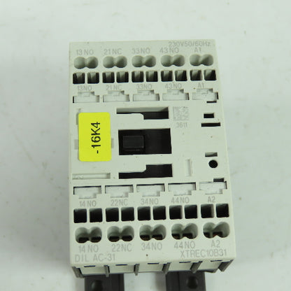 Eaton XTREC10B31 DIL AC-31 Control Relay Contactor 230V 50/60Hz