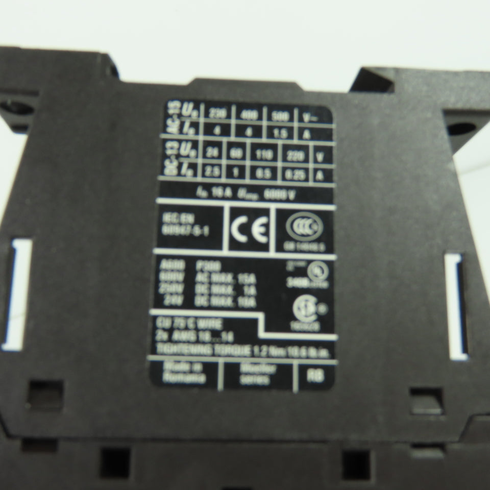 Eaton XTREC10B31 DIL AC-31 Control Relay Contactor 230V 50/60Hz