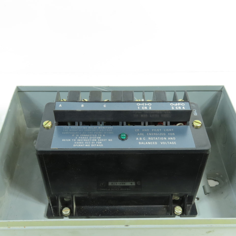 Allen Bradley 813S-VOB Ser B Bulletin 813S Line Voltage Monitor Relay 480V 3PH