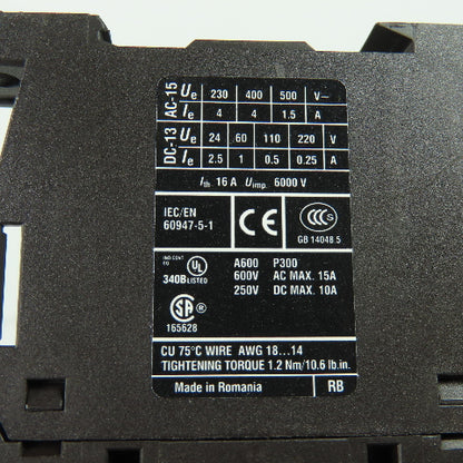 Moeller XTREC10B22 DIL AC-22 Contactor Relay 230V 50/60Hz
