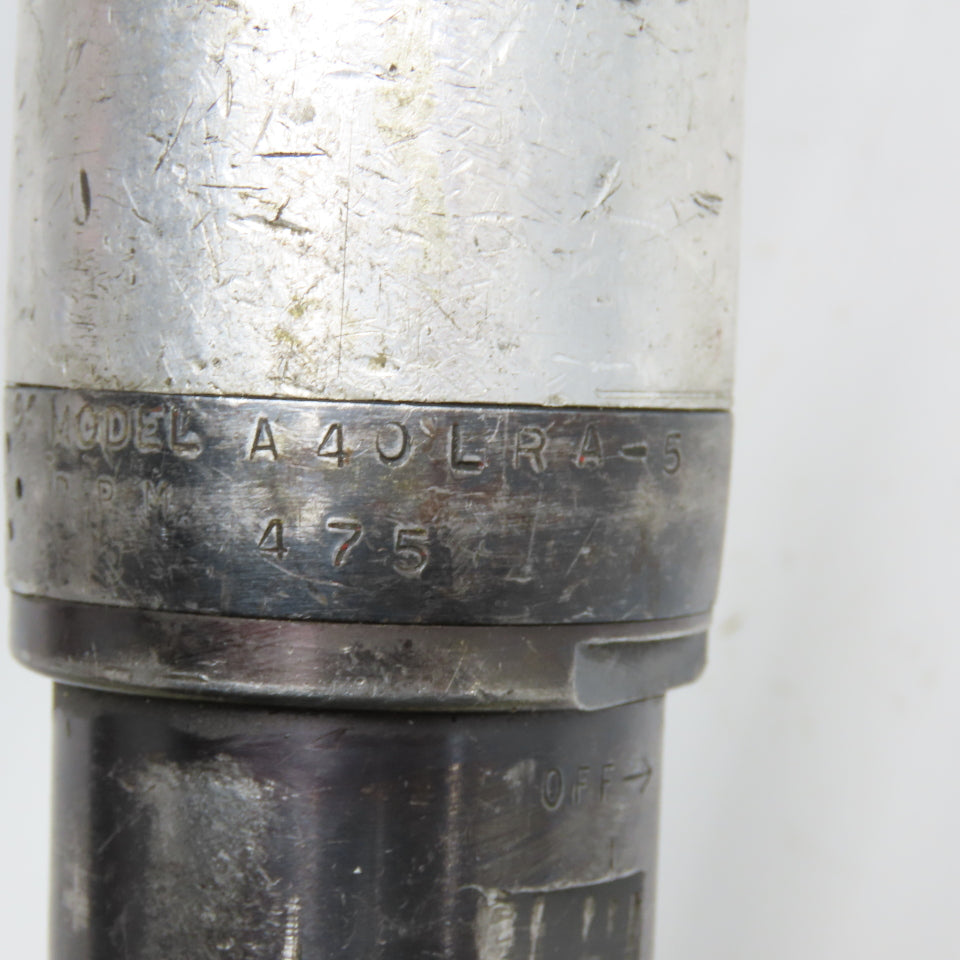 Stanley A40LRA-5 Right Angle Pneumatic Nutrunner 475RPM Reversing 3/8" Drive