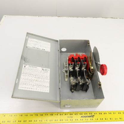 Cutler Hammer DH361NGK 30A Fusible Heavy Duty Safety Disconnect Switch 600V