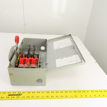 Cutler Hammer DH361NGK 30A Fusible Heavy Duty Safety Disconnect Switch 600V