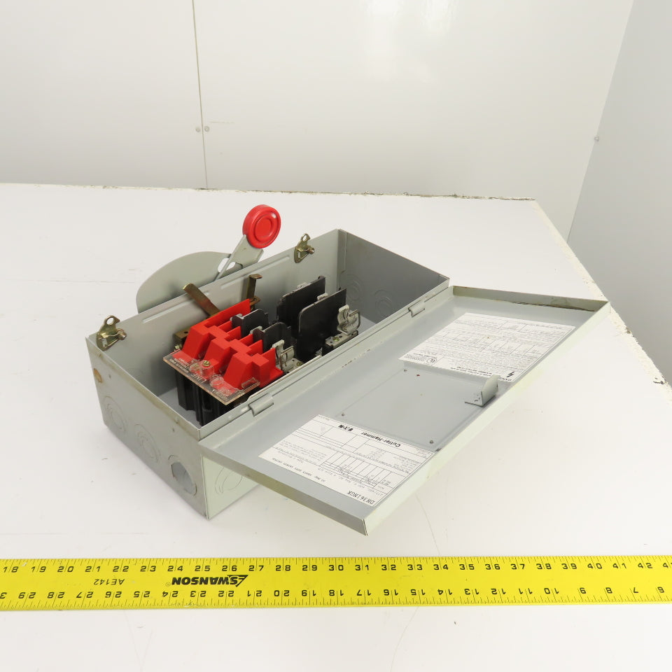 Cutler Hammer DH361NGK 30A Fusible Heavy Duty Safety Disconnect Switch 600V