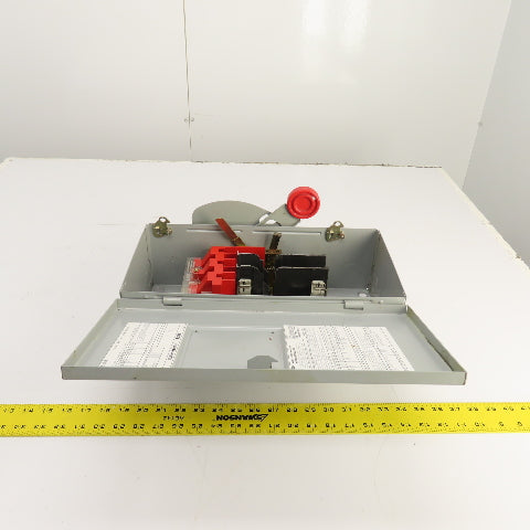 Cutler Hammer DH361NGK 30A Fusible Heavy Duty Safety Disconnect Switch 600V