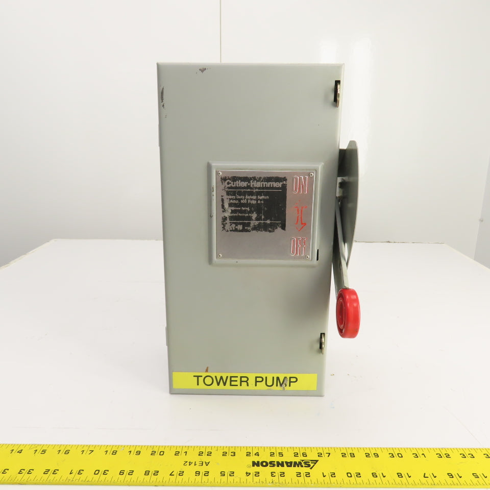 Cutler Hammer DH361NGK 30A Fusible Heavy Duty Safety Disconnect Switch 600V