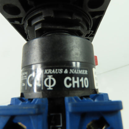 Kraus & Naimer CH10 3-Position Rotary Isolator Switch 600VAC 20A