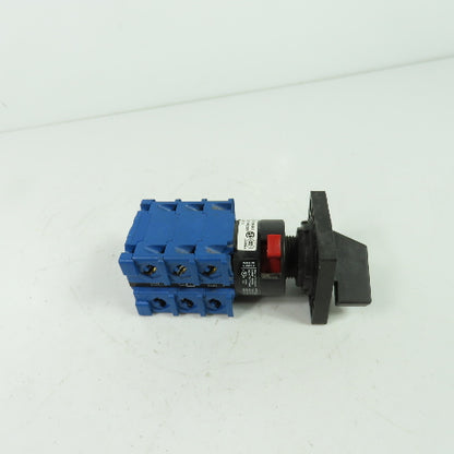 Kraus & Naimer CH10 3-Position Rotary Isolator Switch 600VAC 20A
