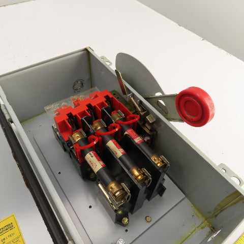 Cutler Hammer DH361FDK 30A Fusible Heavy Duty Safety Disconnect Switch 600V 3R