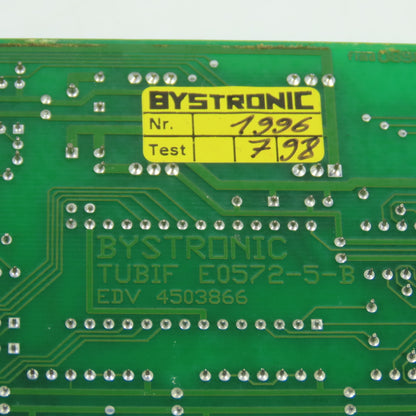 Bystronic E0572-5-B EDV 450386 Circuit Board TUBIF