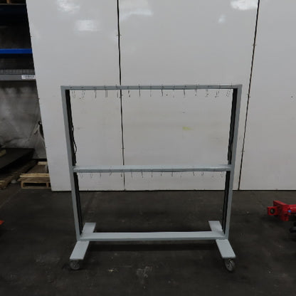 64" Wide x 64" H Portable Painting Drying Staining Blast Hang Rack Stand W/Hooks