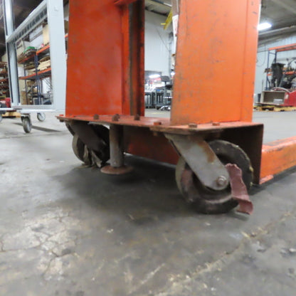 Economy MV-54 750LB Capacity Manual Powered Die Lift Stacker Straddle 53" Height