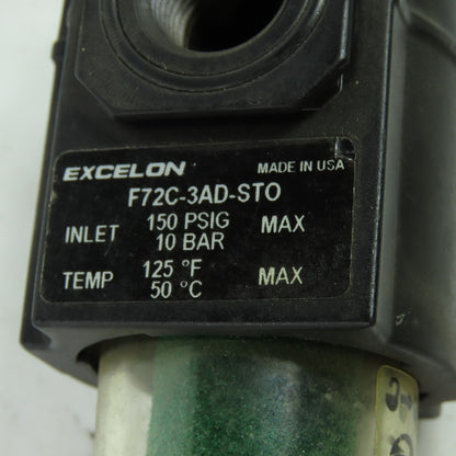 Norgren F72C-3AD-STO Excelon Pneumatic Filter Regulator 150PSIG Max