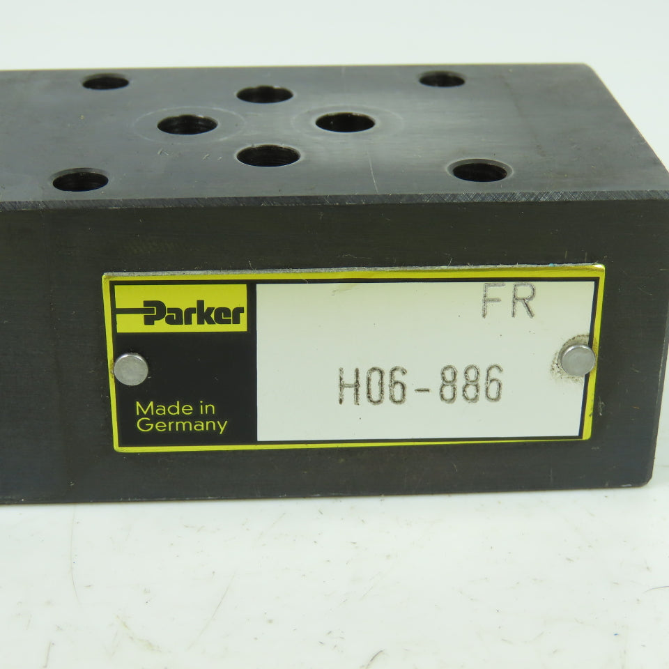 Parker H06-886 Hydraulic Valve Intermediate Sandwich Plate