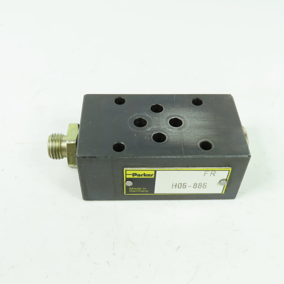 Parker H06-886 Hydraulic Valve Intermediate Sandwich Plate