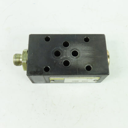 Parker H06-886 Hydraulic Valve Intermediate Sandwich Plate
