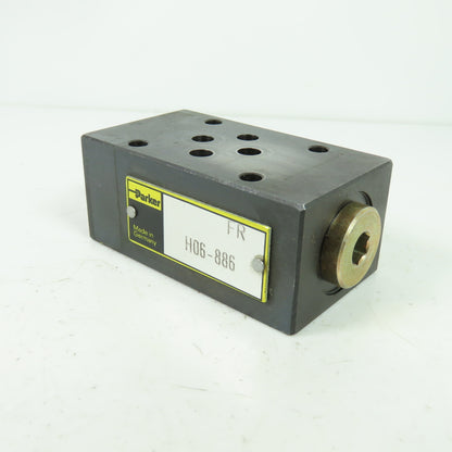 Parker H06-886 Hydraulic Valve Intermediate Sandwich Plate