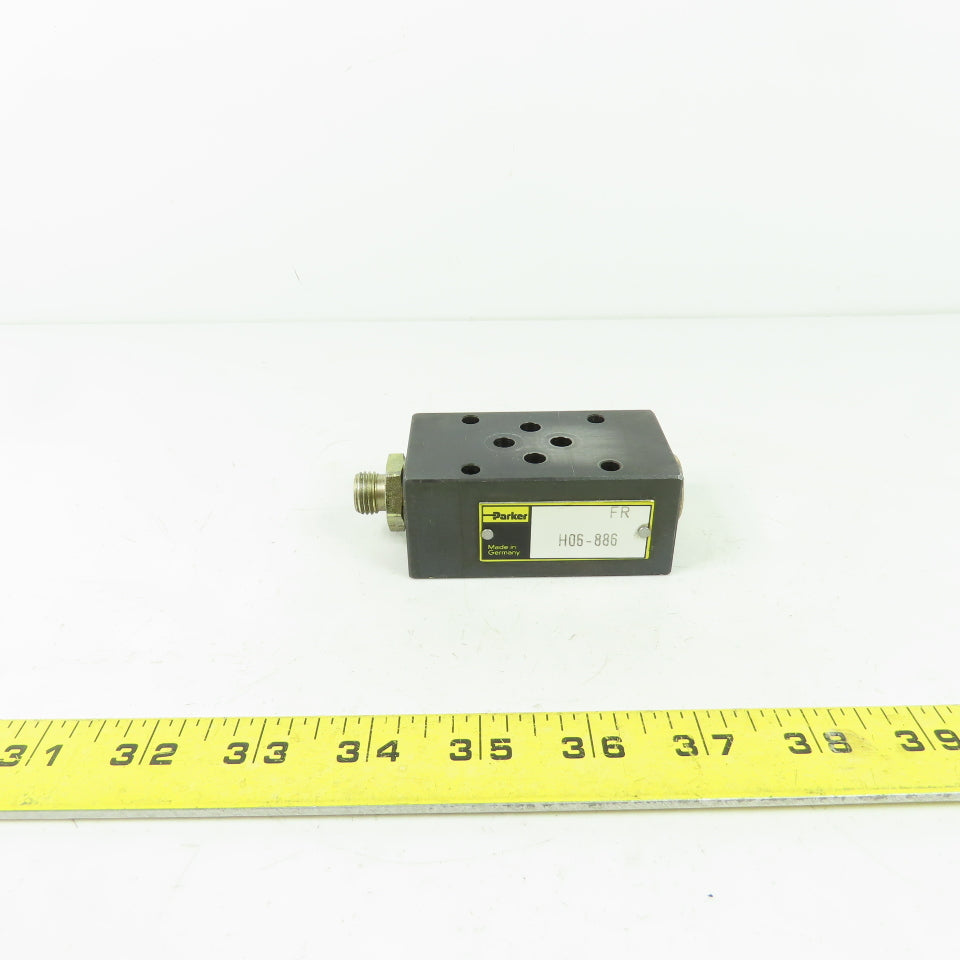 Parker H06-886 Hydraulic Valve Intermediate Sandwich Plate