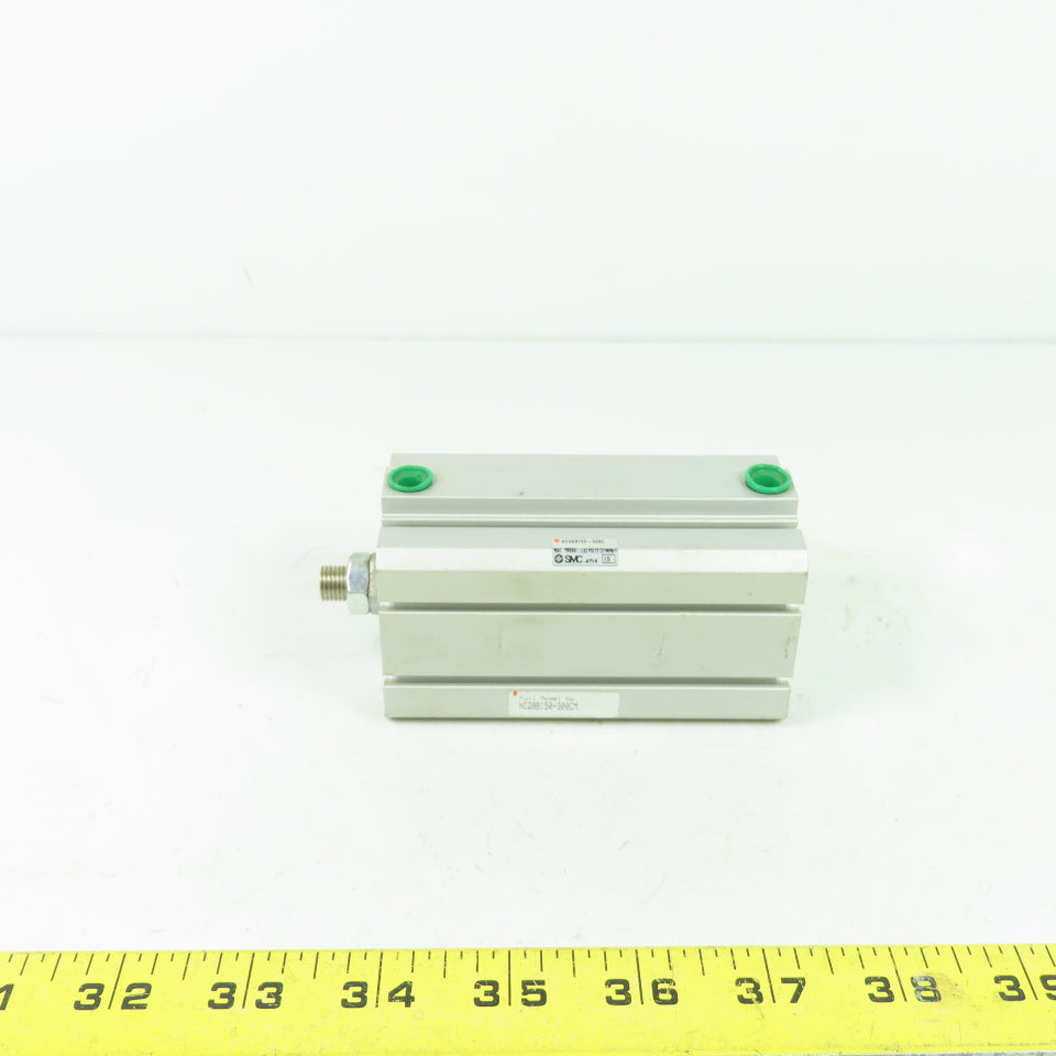 SMC NCQ8B150-300C Double Acting Pneumatic Cylinder 3" Stroke 1-1/2" Bore 200PSI