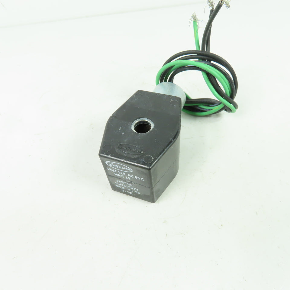 Jefferson MH25Y092U Solenoid Valve Coil 120V 13W
