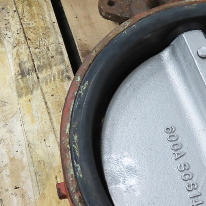 Hytork 4580 22" Butterfly Valve W/ Pneumatic Actuator 100PSIG (NON-SEALING)