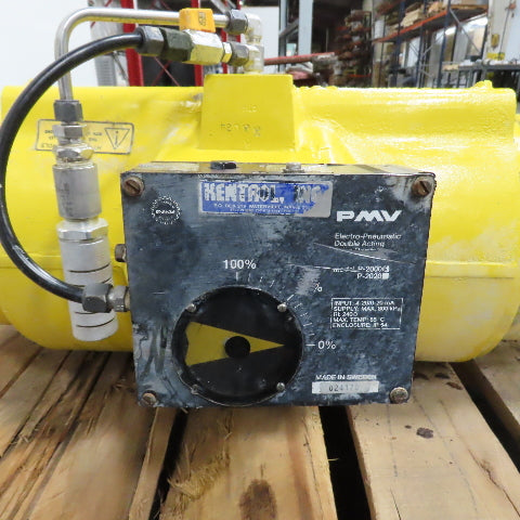 Hytork 4580 22" Butterfly Valve W/ Pneumatic Actuator 100PSIG (NON-SEALING)