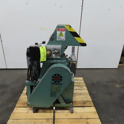 Rapid 79C 5HP Plastic Granulator Recycler 230/460V 3PH W/ Dayton 1.5HP Blower