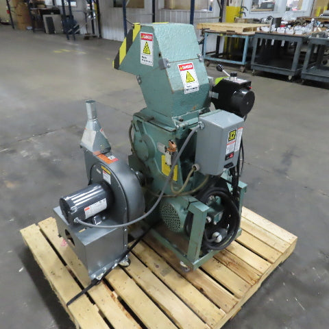 Rapid 79C 5HP Plastic Granulator Recycler 230/460V 3PH W/ Dayton 1.5HP Blower