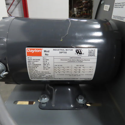 Rapid 79C 5HP Plastic Granulator Recycler 230/460V 3PH W/ Dayton 1.5HP Blower