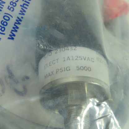 Whitman Controls 29-112-25 Pressure Switch 1A 125VAC 5000PSIG