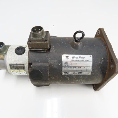 Yaskawa UGHMEM-12-MU1 1.2/6.0KW Electric Hicup Motor 140V 1000RPM W/ TFUE-25ZC7